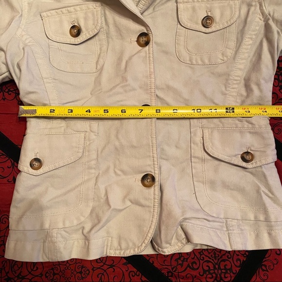 Ralph Lauren Beige Button Down Jacket (Size M) - Picture 6 of 6